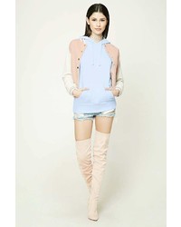 Forever 21 Distressed French Terry Hoodie