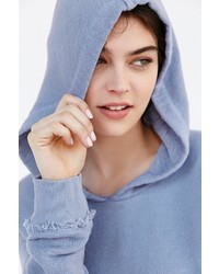 Truly Madly Deeply Elbow Patch Hoodie Sweatshirt