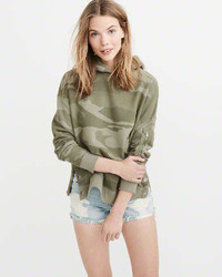 Abercrombie & Fitch Side Snap Hoodie