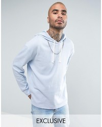 Puma Waffle Oversized Hoodie In Blue To Asos