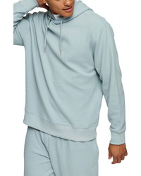 Topman Waffle Stitch Pullover Hoodie