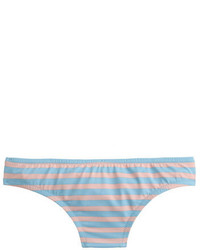 Light Blue Horizontal Striped Bikini Pant