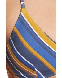 RVCA Stripe Triangle Bikini Top