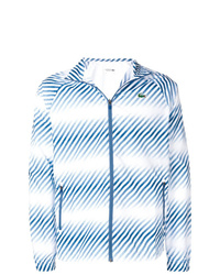 Lacoste Faded Striped Bomber Jacket