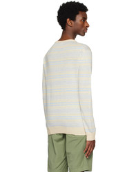 Aspesi Beige Striped Sweater