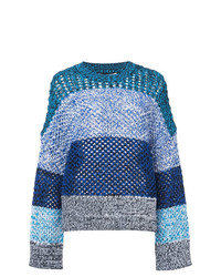 Derek Lam 10 Crosby Colorblocked Gradient Sweater