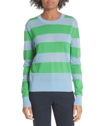 DVF Diane Von Colorblock Stripe Sweater