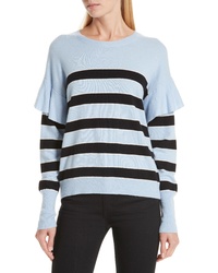 Robert Rodriguez Olivia Ruffle Stripe Sweater