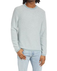 Vince Stripe Cashmere Sweater In H Seacliffh White At Nordstrom