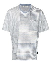 Zegna All Over Stripe Print T Shirt