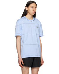 Lacoste Blue Striped T Shirt