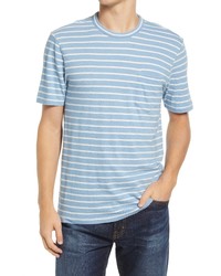 Faherty Breton Stripe Cotton T Shirt