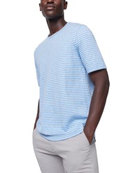 Faherty Cloud Stripe Cotton Modal T Shirt In Sky Blue Stripe At Nordstrom