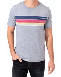 Threads 4 Thought Gradient Chest Stripe T Shirt In China Blue At Nordstrom