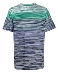 Missoni Gradient Effect Striped Cotton T Shirt