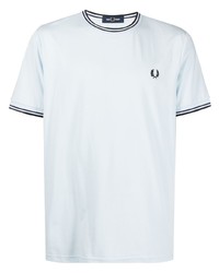 Fred Perry Logo Embroidered Cotton T Shirt