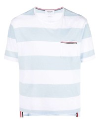 Thom Browne Rwb Pocket Striped T Shirt