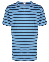 Sunspel Ss Crew Neck Breton Stripe T Shirt