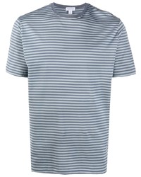 Sunspel Striped Basic T Shirt