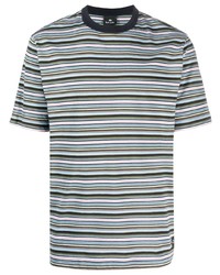 PS Paul Smith Striped Organic Cotton T Shirt