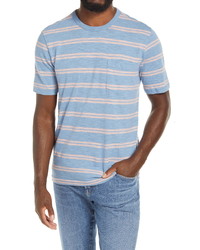 Faherty Surfrider Stripe Pocket T Shirt