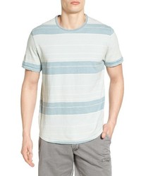 Jeremiah Tully Indigo Stripe T Shirt