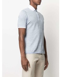 Zanone Striped Polo Shirt