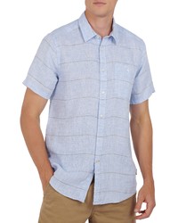 Barbour Petteril Short Sleeve Linen Button Up Shirt
