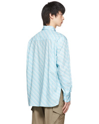 Commission Blue Cotton Shirt