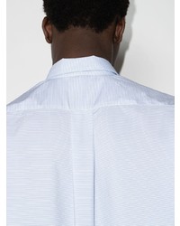 Comme Des Garcons SHIRT Comme Des Garons Shirt Panelled Striped Buttoned Shirt