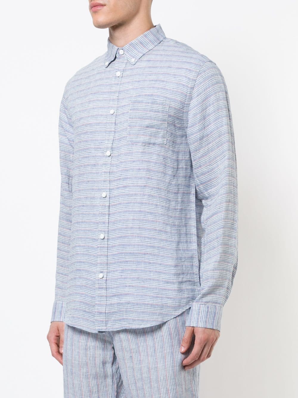 Onia Striped Shirt, $85 | farfetch.com | Lookastic
