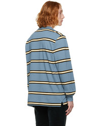 Ps By Paul Smith Blue Stripe Long Sleeve T Shirt