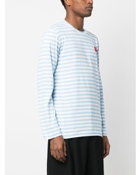 Comme Des Garcons Play Comme Des Garons Play Striped Long Sleeve T Shirt