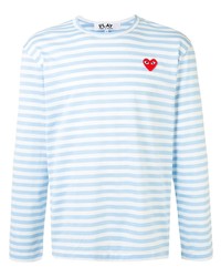 Comme Des Garcons Play Comme Des Garons Play Striped Long Sleeve Top