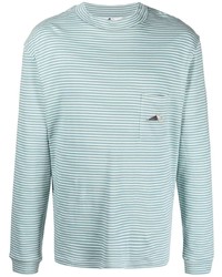 Anglozine Striped Long Sleeved T Shirt