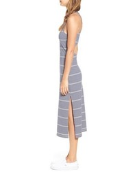 Roxy Ano Nuevo Stripe Stretch Knit Midi Dress