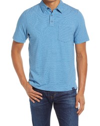 L.L. Bean Allagash Stripe Polo Shirt