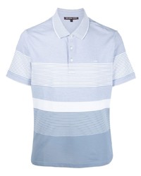 Michael Kors Michl Kors Logo Striped Polo Shirt