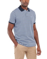 Barbour Swinden Stripe Polo In Force Blue At Nordstrom