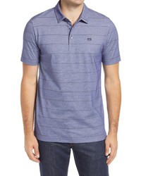 TravisMathew Thunderstorm Stripe Pique Polo