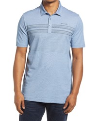 TravisMathew Year After Year Stripe Pique Polo