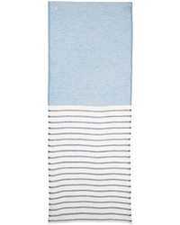 Tory Burch Double Stripe Voile Scarf Bluewhite
