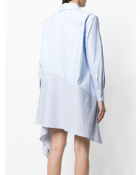 Ava Adore Striped Asymmetric Hem Shirt Dress