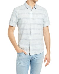 Marine Layer Classic Fit Selvage Short Sleeve Button Up Shirt