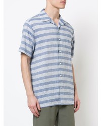 Onia Vacation Striped Chambray Shirt