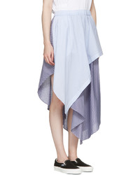 Opening Ceremony Blue Striped Cody Skirt