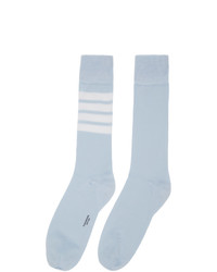 Thom Browne Blue 4 Bar Mid Calf Socks