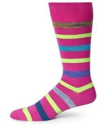 Paul Smith Neon Stripe Dress Socks