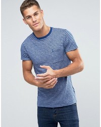 Jack Wills T Shirt With Stripe In Slim Fit Cornflower