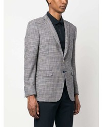 Canali Single Breasted Houndstooth Blazer